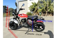 MB200X TrailMaster Hurricane Mini Bike Coleman Full sized REC-REG E-start BLUE