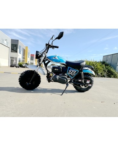 MB200X TrailMaster Hurricane Mini Bike Coleman Full sized REC-REG E-start BLUE