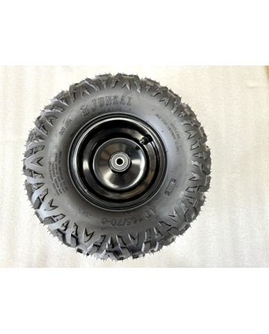 6 inch Wheel Rim Tyre Quad ATV Buggy Gokart Bearing Complete Wheel AT 145/70-6  15mm