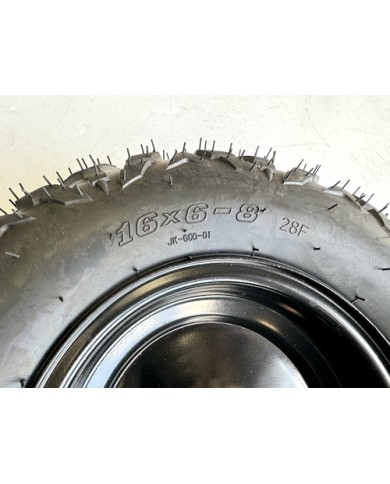 8 inch Wheel Rim Tyre Quad ATV Buggy Gokart Spline 20mm Complete Wheel 16x6-8