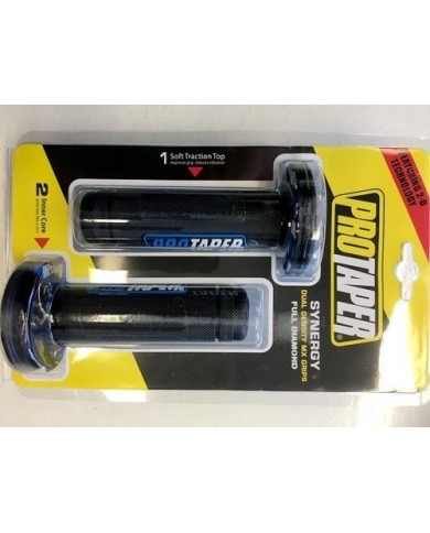7/8'' 22mm Hand Grips Handle Bar Honda Yamaha Suzuki Kawasiki Motorcycle Blue