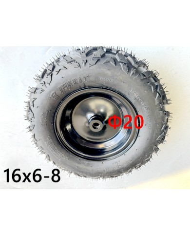 8 inch Wheel Rim Tyre Quad ATV Buggy Gokart Spline 20mm Complete Wheel 16x6-8