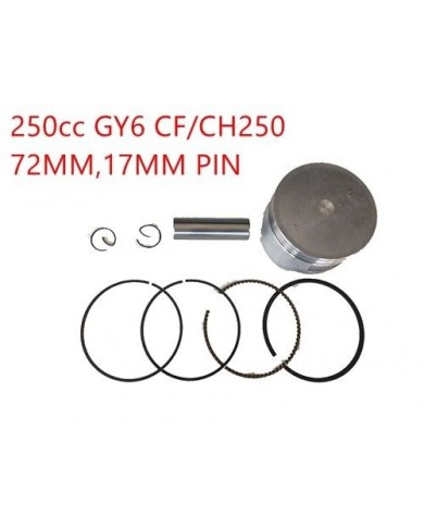 Gy6 CN CF 250cc Piston & Rings set 72mm Quad buggy scooter Kinroad Twister Kandi