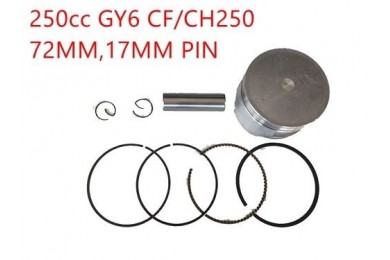 Gy6 CN CF 250cc Piston & Rings set 72mm Quad buggy scooter Kinroad Twister Kandi