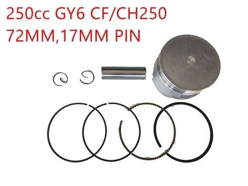 Gy6 CN CF 250cc Piston & Rings set 72mm Quad buggy scooter Kinroad Twister Kandi
