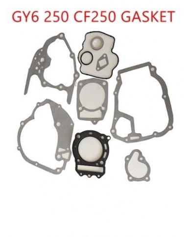GY6 GASKET SET 250CC SCOOTER ATV GO KART BUGGY SAHARA KINROAD KANDI CF250 CH250