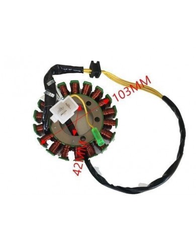 18 Poles Magneto Flywheel Stator CF250-18 250cc 300cc GY6 Quad/Atv/Buggy Sahara