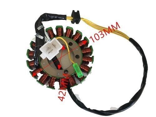 18 Poles Magneto Flywheel Stator CF250-18 250cc 300cc GY6 Quad/Atv/Buggy Sahara