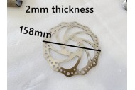 660mm 20mm CNC Axle Sprocket Disc Kit Go kart Buggy Mini Hotrod Project Huffy 66cm