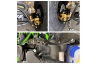 125CC ATV Sport Quad Dirt Bike 4 Wheel Buggy Go kart Rear Rack Semi Auto 3+1 Ranger Black