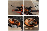 49cc Mini Motor Dirt Bike, Pocket Rocket, Pee Wee Motorcycle, ATV 50CC Engine for Kids in Orange