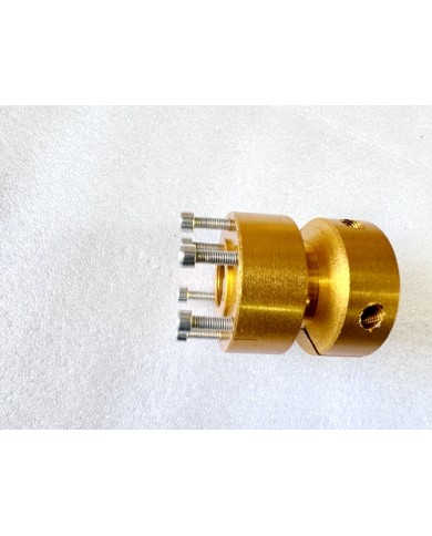 DISC CARRIER HUB CNC 20MM AXLE WITH 6MM KEYWAY GO KART TRIKE SPROCKET