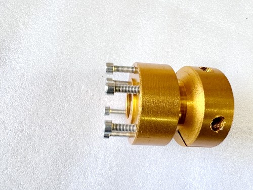 DISC CARRIER HUB CNC 20MM AXLE WITH 6MM KEYWAY GO KART TRIKE SPROCKET