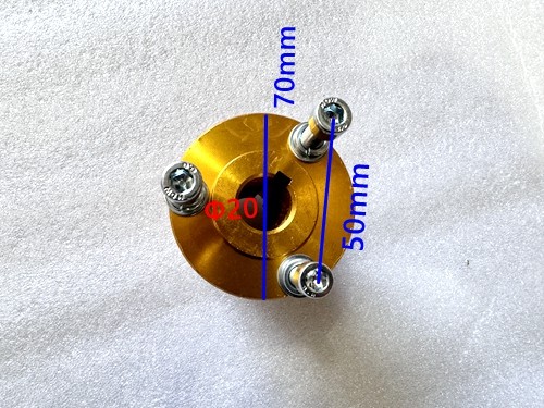 WHEEL CARRIER HUB CNC 20MM AXLE WITH 6MM KEYWAY GO KART TRIKE