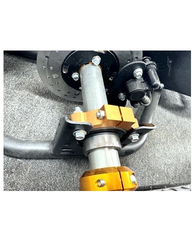 A PAIR WELD ON BEARING HANGER BRACKET FLANGE OFF-ROAD BUGGY suit 20MM AXLE