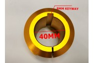 Wheel Hub SPROCKET DISC CARRIER HUB 40MM AXLE WITH 8MM KEYWAY 3 STUD KART TRIKE