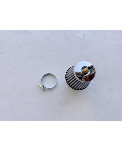 38mm Steel Pod Air Filter Cleaner PIT Dirt Pocket Quad Bike ATV 110cc 125 cc