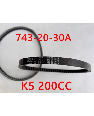 Drive Belt 743 20 30 A 74T CVT Scooter Moped Quad Bike ATV Dune Buggy 200 150CC