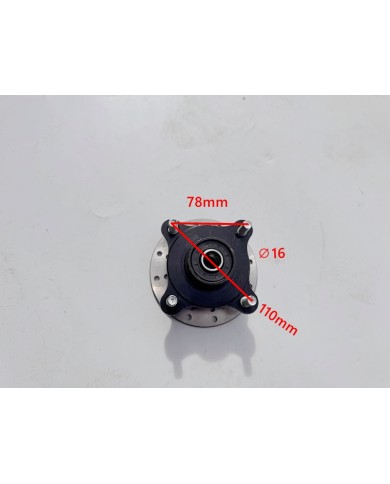 16MM SPLINE WHEEL HUB 4 STUD with Disc Mini Jeep