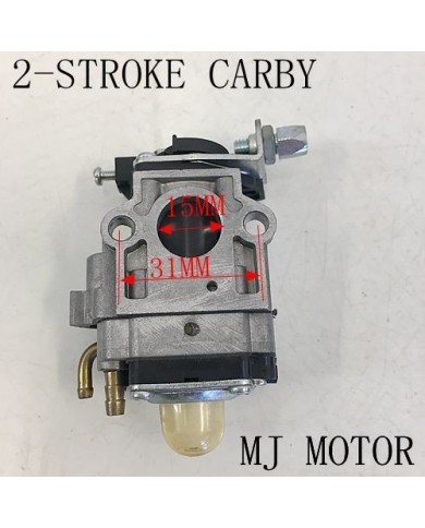 2 Stroke Carburetor 38cc 43cc 49cc petrol scooter pocket quad bike Carby 15mm