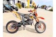49cc Mini Motor Dirt Bike, Pocket Rocket, Pee Wee Motorcycle, ATV 50CC Engine for Kids in Orange