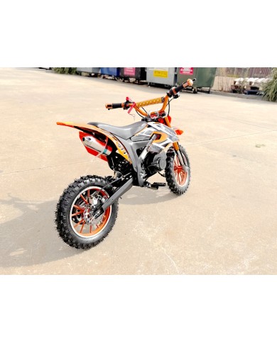 49cc Mini Motor Dirt Bike, Pocket Rocket, Pee Wee Motorcycle, ATV 50CC Engine for Kids in Orange