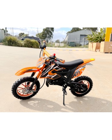 49cc Mini Motor Dirt Bike, Pocket Rocket, Pee Wee Motorcycle, ATV 50CC Engine for Kids in Orange
