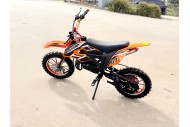 49cc Mini Motor Dirt Bike, Pocket Rocket, Pee Wee Motorcycle, ATV 50CC Engine for Kids in Orange