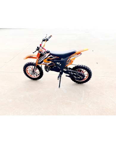 49cc Mini Motor Dirt Bike, Pocket Rocket, Pee Wee Motorcycle, ATV 50CC Engine for Kids in Orange