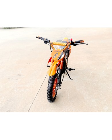 49cc Mini Motor Dirt Bike, Pocket Rocket, Pee Wee Motorcycle, ATV 50CC Engine for Kids in Orange