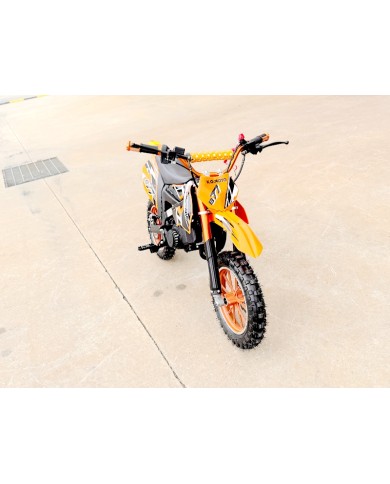 49cc Mini Motor Dirt Bike, Pocket Rocket, Pee Wee Motorcycle, ATV 50CC Engine for Kids in Orange