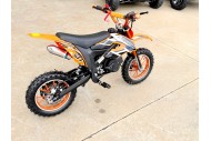 49cc Mini Motor Dirt Bike, Pocket Rocket, Pee Wee Motorcycle, ATV 50CC Engine for Kids in Orange