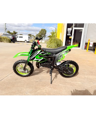 49cc Motorbike Mini Motor Dirt Bike for Kids, Pocket Rocket, Pee Wee Motorcycle 50cc in Green