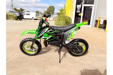 49cc Motorbike Mini Motor Dirt Bike for Kids, Pocket Rocket, Pee Wee Motorcycle 50cc in Green