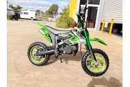 49cc Motorbike Mini Motor Dirt Bike for Kids, Pocket Rocket, Pee Wee Motorcycle 50cc in Green