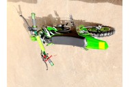 49cc Motorbike Mini Motor Dirt Bike for Kids, Pocket Rocket, Pee Wee Motorcycle 50cc in Green
