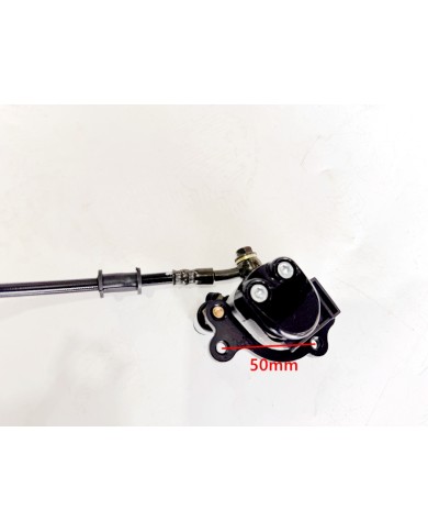 Hydraulic Disc Brake Caliper System+Pad Dirt bike Go kart Buggy 22mm Left Hand
