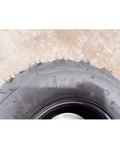 7 inch Wheel Rim Tyre Quad Bike ATV Buggy Gokart 3 Stud 16 X 8-7" Trike Project