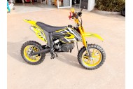 49CC MINI MOTOR DIRT BIKE KIDS POCKET ROCKET PEE WEE MOTORCYCLE ATV 50CC YELLOW
