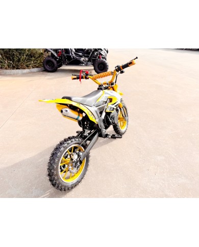 49CC MINI MOTOR DIRT BIKE KIDS POCKET ROCKET PEE WEE MOTORCYCLE ATV 50CC YELLOW