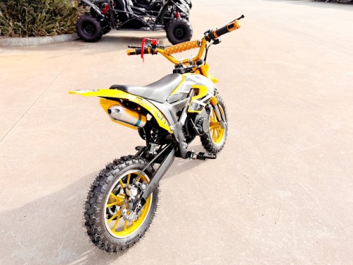 49CC MINI MOTOR DIRT BIKE KIDS POCKET ROCKET PEE WEE MOTORCYCLE ATV 50CC YELLOW