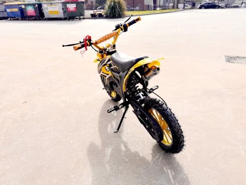 49CC MINI MOTOR DIRT BIKE KIDS POCKET ROCKET PEE WEE MOTORCYCLE ATV 50CC YELLOW