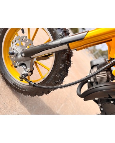 49CC MINI MOTOR DIRT BIKE KIDS POCKET ROCKET PEE WEE MOTORCYCLE ATV 50CC YELLOW