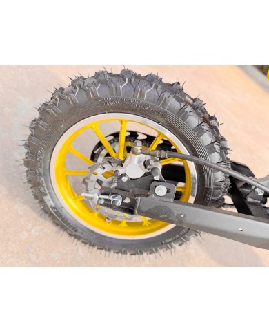 49CC MINI MOTOR DIRT BIKE KIDS POCKET ROCKET PEE WEE MOTORCYCLE ATV 50CC YELLOW