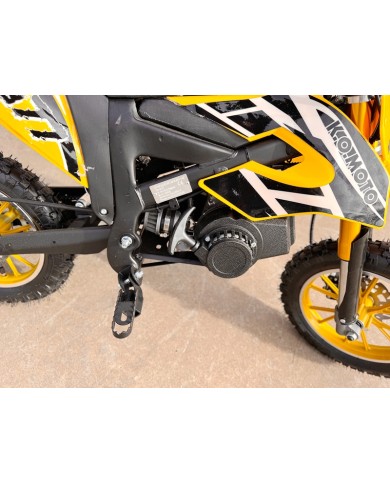 49CC MINI MOTOR DIRT BIKE KIDS POCKET ROCKET PEE WEE MOTORCYCLE ATV 50CC YELLOW