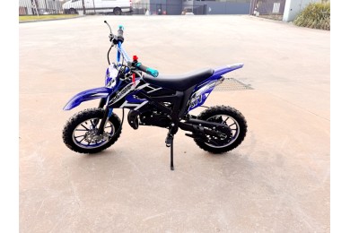 49CC MINI MOTOR DIRT BIKE KIDS POCKET ROCKET PEE WEE MOTORCYCLE ATV 50CC BLUE