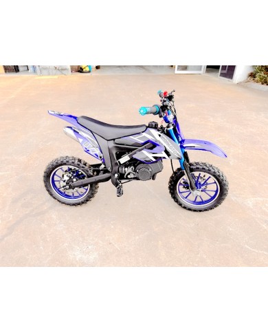 49CC MINI MOTOR DIRT BIKE KIDS POCKET ROCKET PEE WEE MOTORCYCLE ATV 50CC BLUE