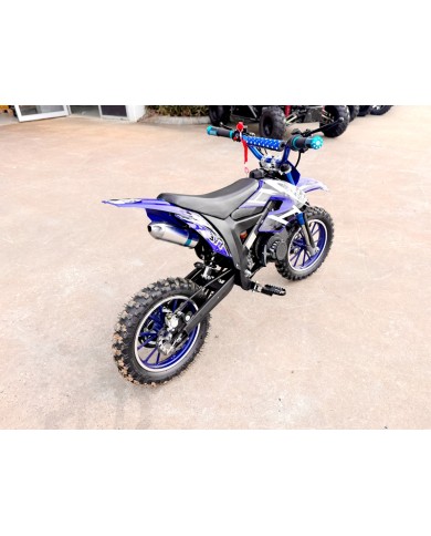 49CC MINI MOTOR DIRT BIKE KIDS POCKET ROCKET PEE WEE MOTORCYCLE ATV 50CC BLUE