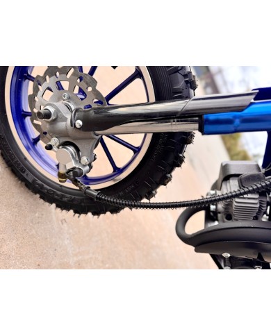 49CC MINI MOTOR DIRT BIKE KIDS POCKET ROCKET PEE WEE MOTORCYCLE ATV 50CC BLUE