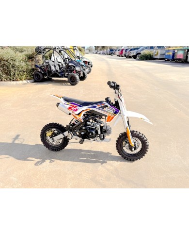 70cc Dirt Bike Trail Pit Bike Motor Electric Start Auto STINGRAY Junior Bike Kid Orange